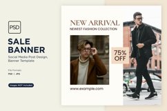 New Arrival Fashion Sale Banner Design Template Product Image 1