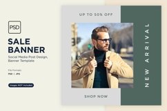 New Arrival Fashion Sale Banner Design Template Product Image 1