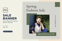Flash into Savings Flash Sale Banner Design Template Product Image 1