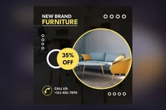 Special Sale on New Brand Furniture Banner Design Template Product Image 2