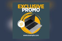 Laptop Exclusive Flash Sale Banner Design Template Product Image 2