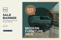 Special Sale on Modern Furniture Banner Design Template Product Image 1