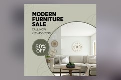 Big Sale on Modern Furniture Banner Design Template Product Image 2