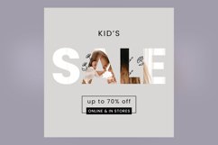 Special Offer Kids Sale Banner Design Template Product Image 2