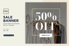 Special Offer 50 Percent Sale Banner Design Template Product Image 1