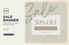 Big Sale 50 Percent Banner Design Template Product Image 1