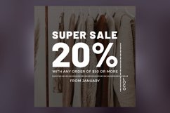 Winter Wonderland Winter Sale Banner Design Template Product Image 2
