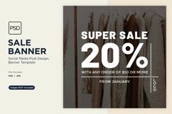 Winter Wonderland Winter Sale Banner Design Template Product Image 1
