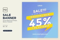 Flash into Savings Flash Sale Banner Design Template Product Image 1