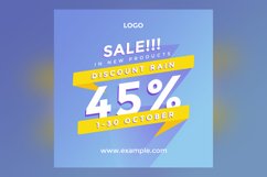 Flash into Savings Flash Sale Banner Design Template Product Image 2