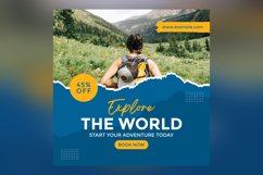 Explore the world travel and adventure sale banner design Product Image 2