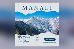 Winter Magic Snowy Sale Banner Design Template Product Image 2