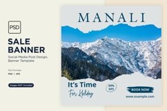 Winter Magic Snowy Sale Banner Design Template Product Image 1