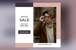 Winter Wonderland Winter Sale Banner Design Template Product Image 2