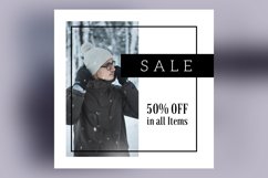 Winter Wonderland Winter Sale Banner Design Template Product Image 2