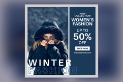 Winter Magic Snowy Sale Banner Design Template Product Image 2