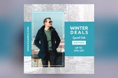 Winter Wonderland Winter Sale Banner Design Template Product Image 2