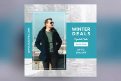 Winter Wonderland Winter Sale Banner Design Template Product Image 2