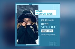 Winter Magic Snowy Sale Banner Design Template Product Image 2
