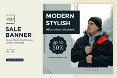 Hot Deals for Cool Days Winter Sale Specials Design Template Product Image 1