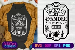 Salem Candle Company SVG Salem SVG Halloween SVG Vintage SVG Product Image 1