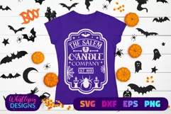 Salem Candle Company SVG Salem SVG Halloween SVG Vintage SVG Product Image 2