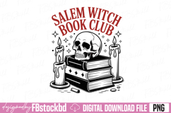 Salem Witch Book Club PNG Product Image 1