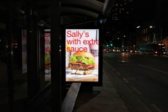 Night Bus Station Billboard Mockup Product Image 1