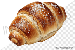Salt bread PNG Clipart Dessert Watercolor Illustration Product Image 1