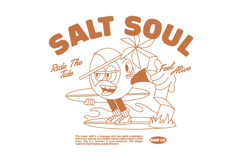 Retro Summer Surfing T shirt Design