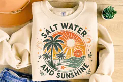 Salt Water And Sunshine PNG, Summer Vibes, Hello Summer PNG Product Image 3