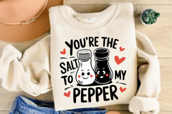 Salt to My Pepper PNG, Funny Valentine PNG, Valentines Day Product Image 3