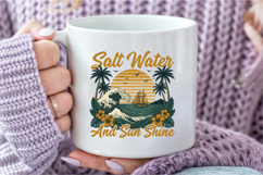 Salt Water and Sun Shine Png,Retro Beach Product Image 4