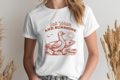 Salt Water and Sunshine SVG - Funny Surfing Goose Beach PNG Product Image 2
