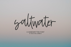 Saltwater Script Product Image 1