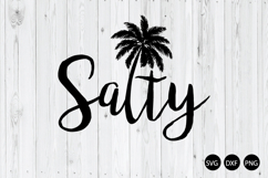 Salty SVG, Salty Summer SVG, Beach Vibes SVG Product Image 1