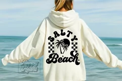 Salty Beach SVG - Retro Summer SVG - Sunshine - Vacation Product Image 1