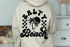 Salty Beach SVG - Retro Summer SVG - Sunshine - Vacation Product Image 2