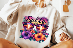 Salty Beach PNG, Hello Summer PNG, Summer Vibes, Beach PNG Product Image 2