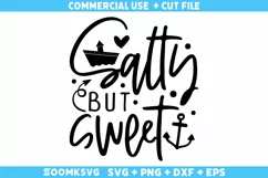 Salty but sweet SVG | Cruise SVG | Summer SVG Product Image 1