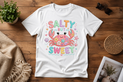 Salty But Sweet Crab Cute Summer Art Product Image 3