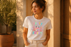 Salty But Sweet Crab Cute Summer Art Product Image 4
