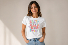 Salty But Sweet Crab Cute Summer Art Product Image 6