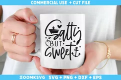 Salty but sweet SVG | Cruise SVG | Summer SVG Product Image 2