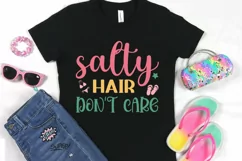 Salty hair don't care SVG , Summer Adventure SVG, Beach SVG Product Image 2