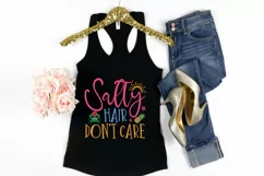 Salty hair don't care SVG , Summer Party SVG Product Image 3