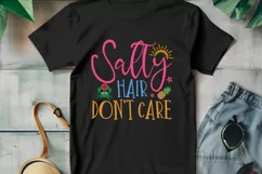 Salty hair don't care SVG , Summer Party SVG Product Image 2