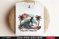 Salty Hair Sandy Toes Sublimation PNG Product Image 1