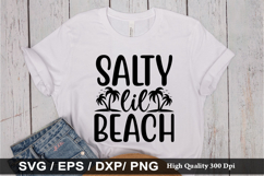 Salty Lil Beach SVG - Beach Design Product Image 1