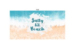 salty lil beach summer quotes 40oz quencher tumbler sublimation full wrap high resolution transparant background